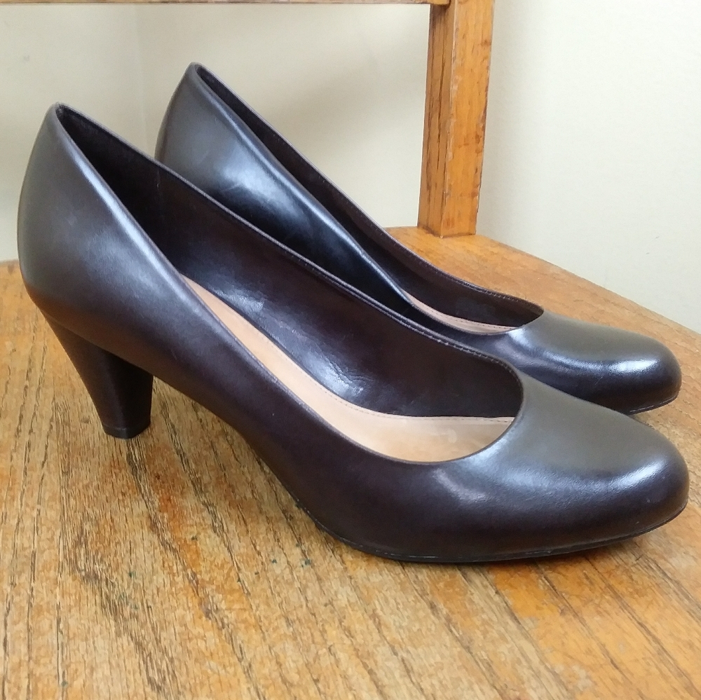 Antonio Melanie Chocolate Brown Heels Pumps